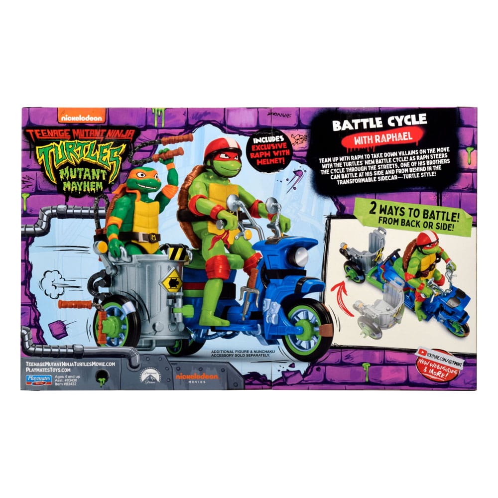 Teenage Mutant Ninja Turtles: Mutant Mayhem Fahrzeuge mit Figuren 30 cm Sortiment (4) - Versand: 5-7 Tage nach Bestellung
