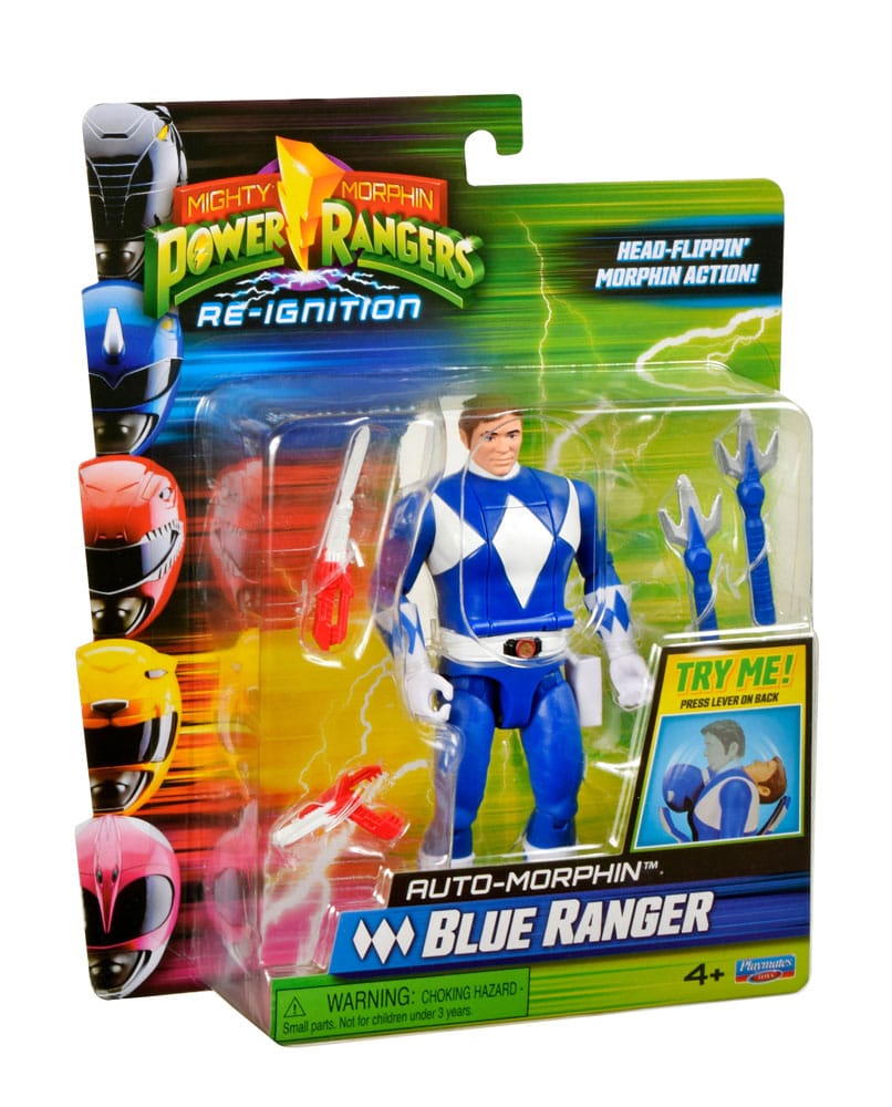 Power Rangers Actionfigur Auto-Morphin Blue Ranger 12 cm - Preorder - ETA: 24.10.2025