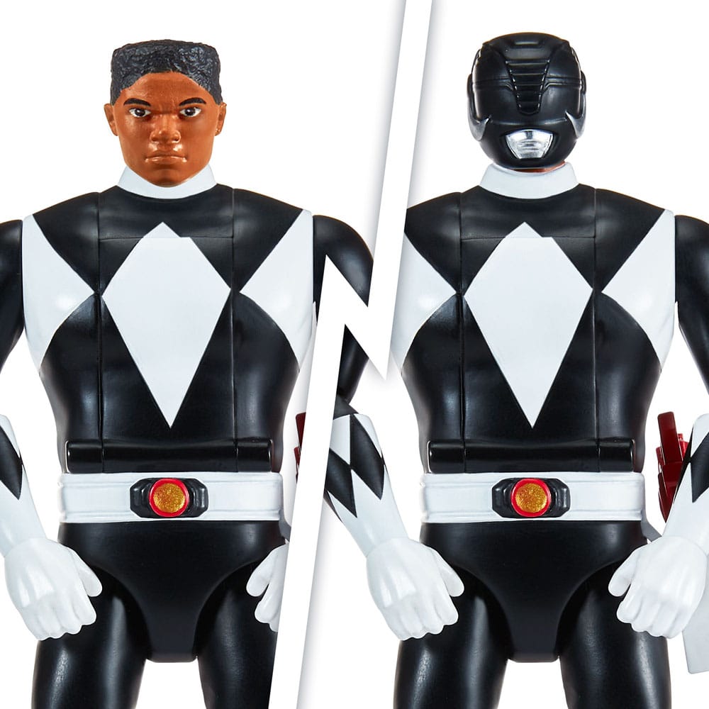 Power Rangers Actionfigur Auto-Morphin Black Ranger 12 cm - Versand: 5-7 Tage nach Bestellung