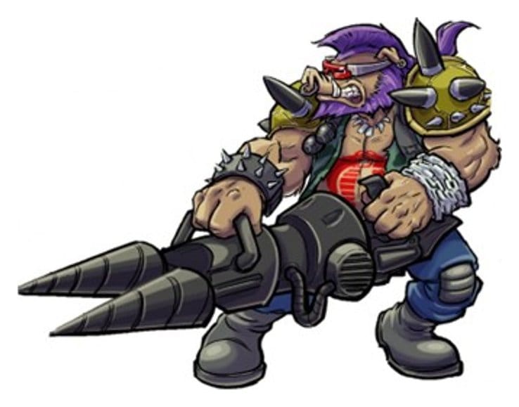 Teenage Mutant Ninja Turtles x G.I. Joe Crossover Classics Actionfigur Rocksteady x Dreadnok Buzzer 12 cm - Preorder - ETA: 25.08.2026