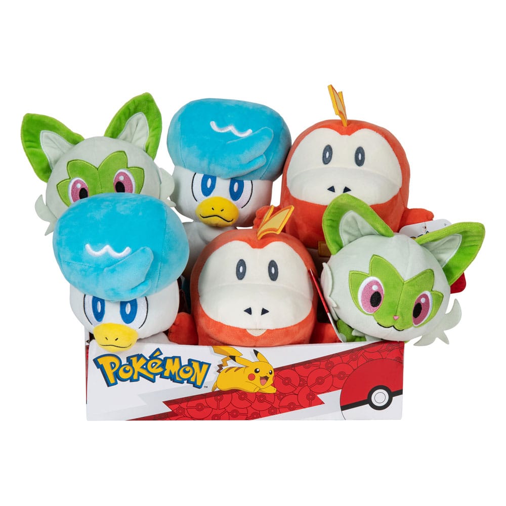 Pokémon Plüschfiguren Generation IX 20 cm Sortiment (6) - Versand: 5-7 Tage nach Bestellung