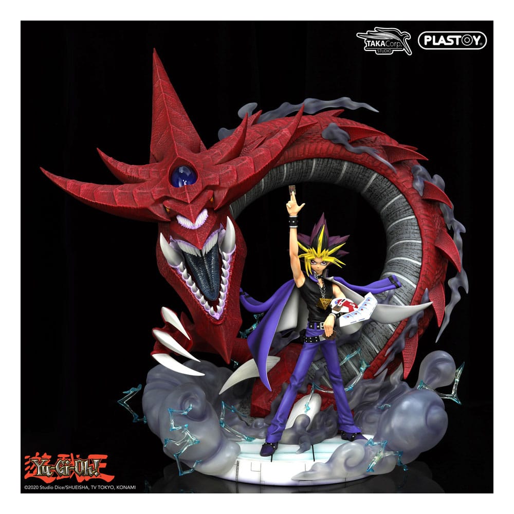 Yu-Gi-Oh! Statue Yami Yugi & Slifer 51 cm - Versand: 5-7 Tage nach Bestellung