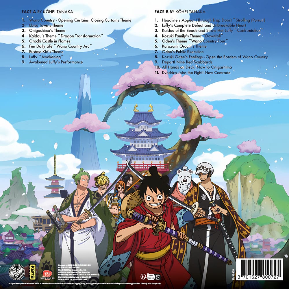 One Piece Original Soundtrack LP Vinyl Land of Wano - Preorder - ETA: 05.12.2025