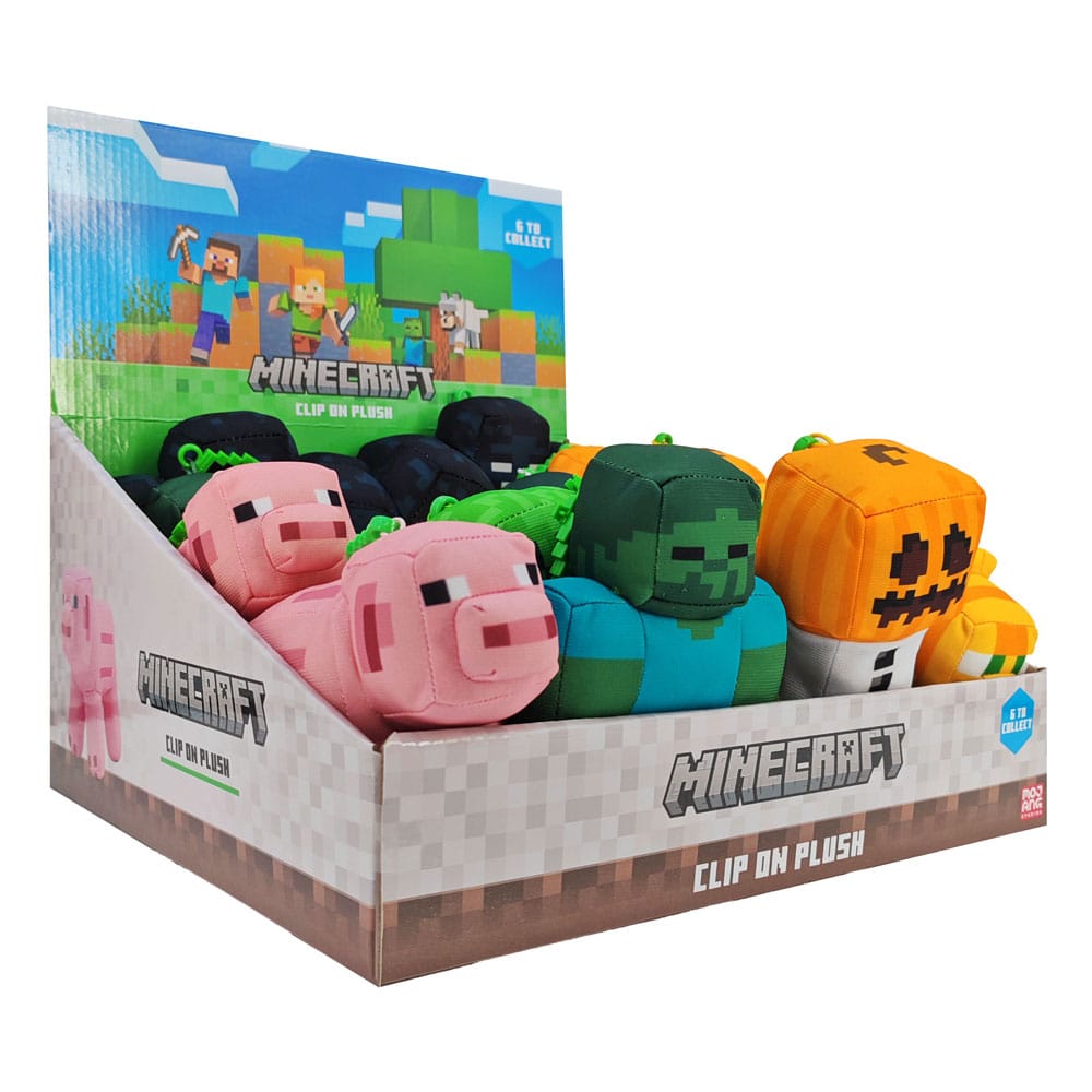 Minecraft Plüsch-Anhänger 13 cm Display (18) - Versand: 5-7 Tage nach Bestellung