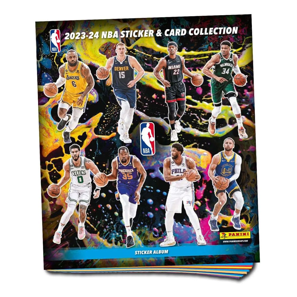 NBA Sticker & Trading Cards Collection 2023-24 Sticker Album *Englische Version* - Versand: 7 Tage nach Bestellung