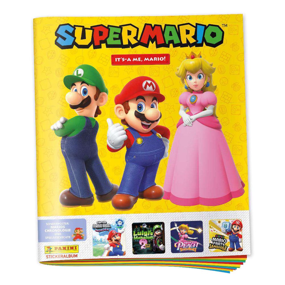 Super Mario 2 Sticker Collection Album *Deutsche Version* - Versand: 7 Tage nach Bestellung