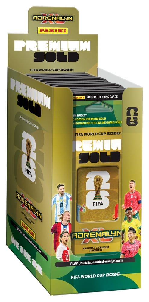 Panini FIFA World Cup 2026 Trading Cards Premium Gold Box (10) - Preorder - ETA: 19.07.2026