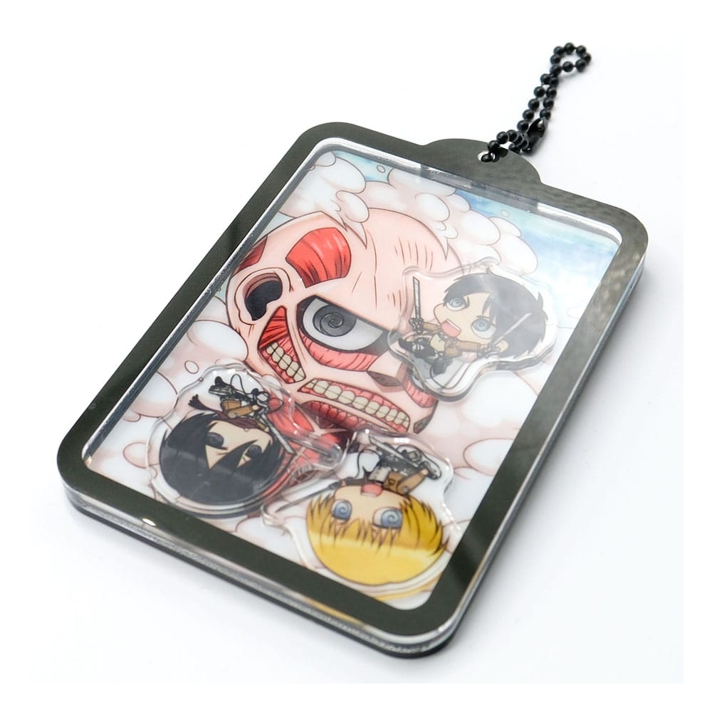 Attack on Titan Shaker Acryl Schlüsselanhänger Kawaii Attack! - Versand: 5-7 Tage nach Bestellung