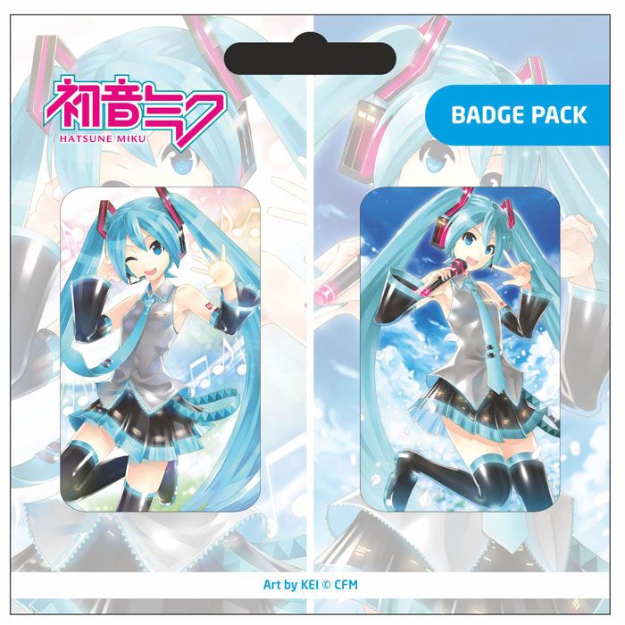 Hatsune Miku Ansteck-Buttons Doppelpack Set A - Preorder - ETA: 31.10.2025