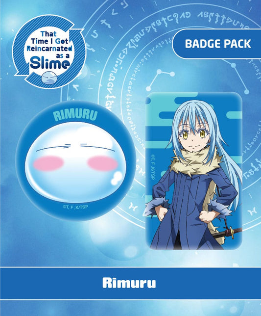 That Time I Got Reincarnated as a Slime Ansteck-Buttons Doppelpack Rimuru  - Versand: 5-7 Tage nach Bestellung