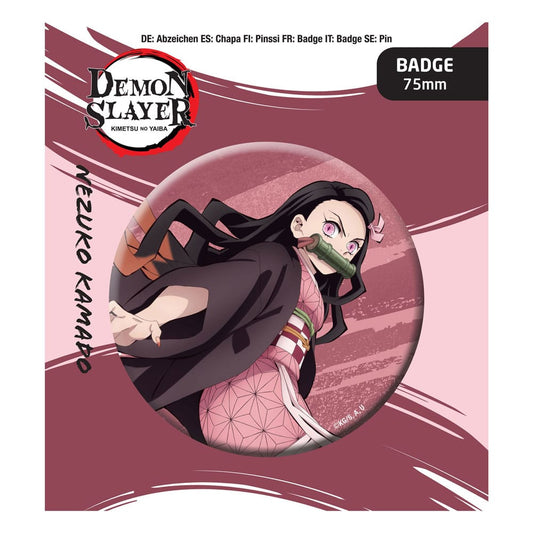 Demon Slayer: Kimetsu no Yaiba Ansteck-Button Nezuko Kamado - Versand: 5-7 Tage nach Bestellung