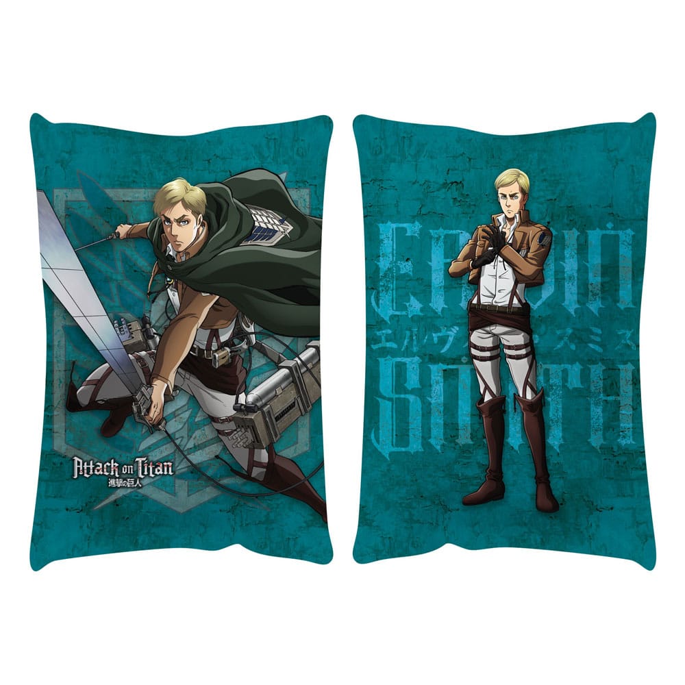 Attack on Titan Kissen Erwin Smith 50 x 35 cm - Versand: 5-7 Tage nach Bestellung