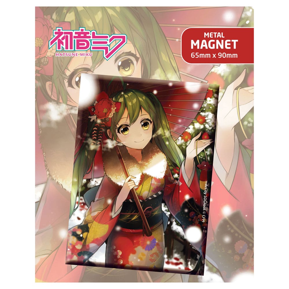 Hatsune Miku Magnet Hatsune Miku At Winter - Versand: 7 Tage nach Bestellung