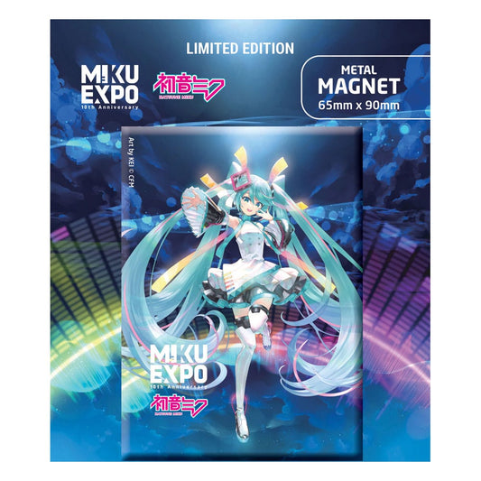 Hatsune Miku Magnet Miku Expo 10th Anniversary Art by Kei Ver. Limited Edition    - Versand: 5-7 Tage nach Bestellung