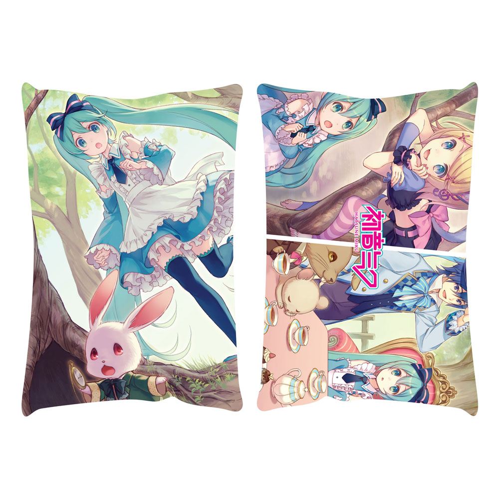 Hatsune Miku Kissen Miku in Wonderland 50 x 35 cm - Preorder - ETA: 15.10.2026