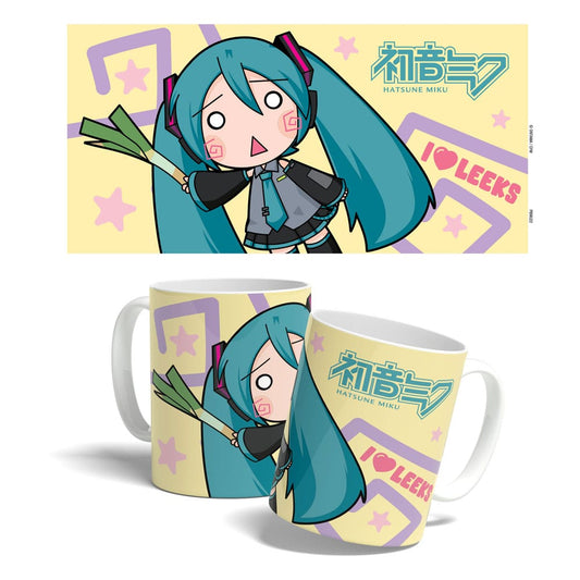 Hatsune Miku Tasse Miku Chibi Leek Girl 325 ml     - Preorder - ETA: 25.12.2025