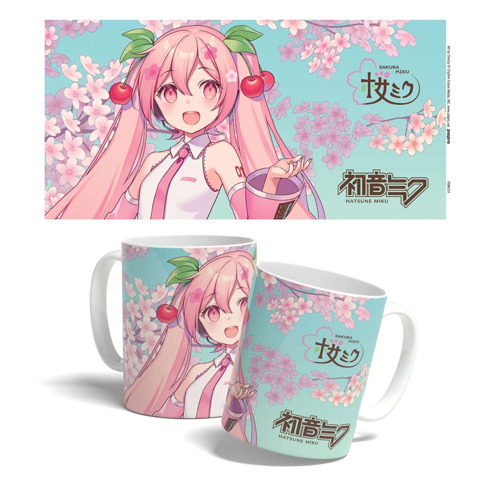 Hatsune Miku Tasse Sakura Miku Cherry Blossom 325 ml - Preorder - ETA: 25.12.2025
