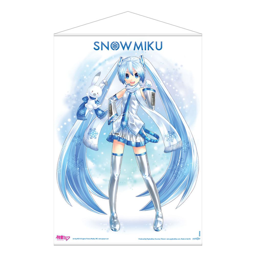 Hatsune Miku Wandrolle Snow Miku 50 x 70 cm - Preorder - ETA: 14.11.2026