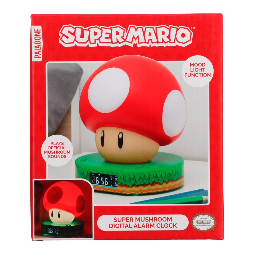 Super Mario Wecker Super Mushroom - Preorder - ETA: 13.09.2025