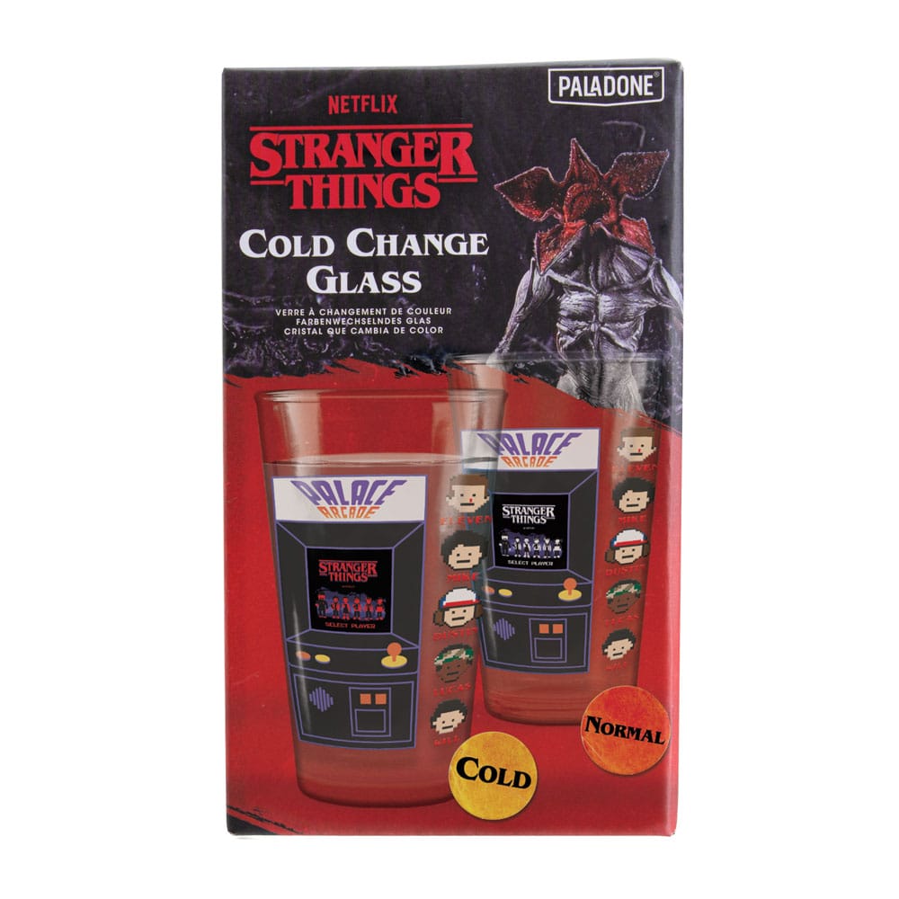Stranger Things Trinkglas mit Thermoeffekt Arcade 400 ml - Preorder - ETA: 09.10.2025