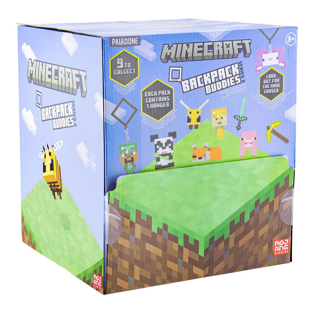 Minecraft Taschenanhänger Backpack Buddies Mystery Bags Series 2 Display (24) - Versand: 5-7 Tage nach Bestellung
