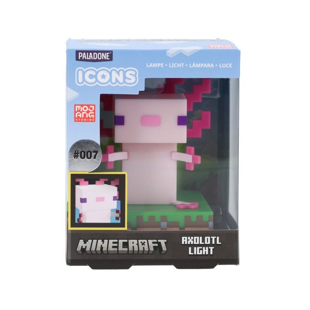 Minecraft Icon Lampe Axolotl - Preorder - ETA: 19.01.2026