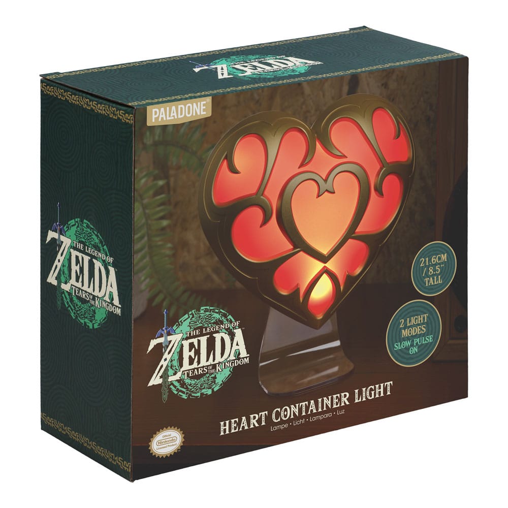 The Legend of Zelda: Tears of the Kingdom Leuchte Herzcontainer 22 cm - Preorder - ETA: 24.10.2025
