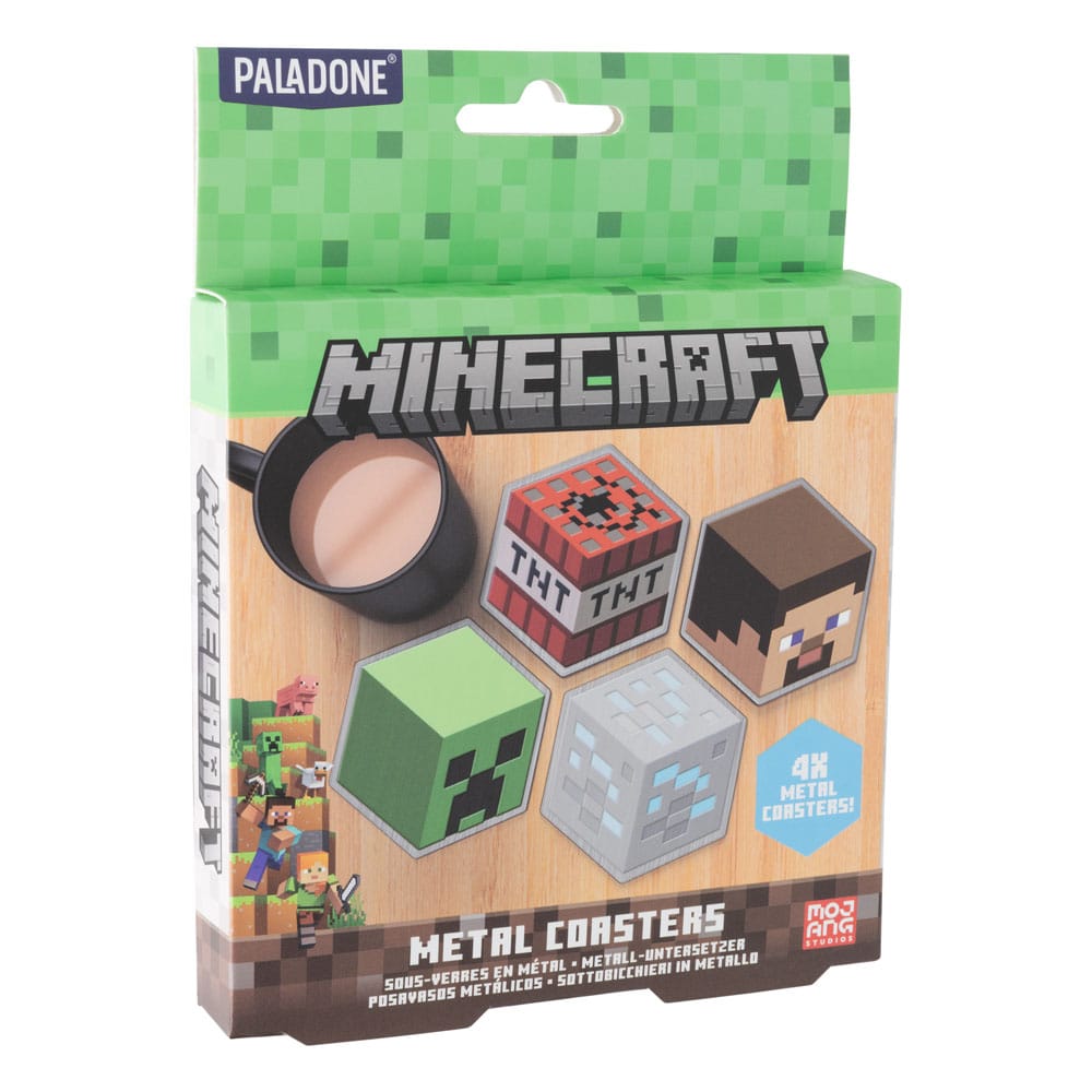 Minecraft Untersetzer 4er-Pack - Versand: 5-7 Tage nach Bestellung