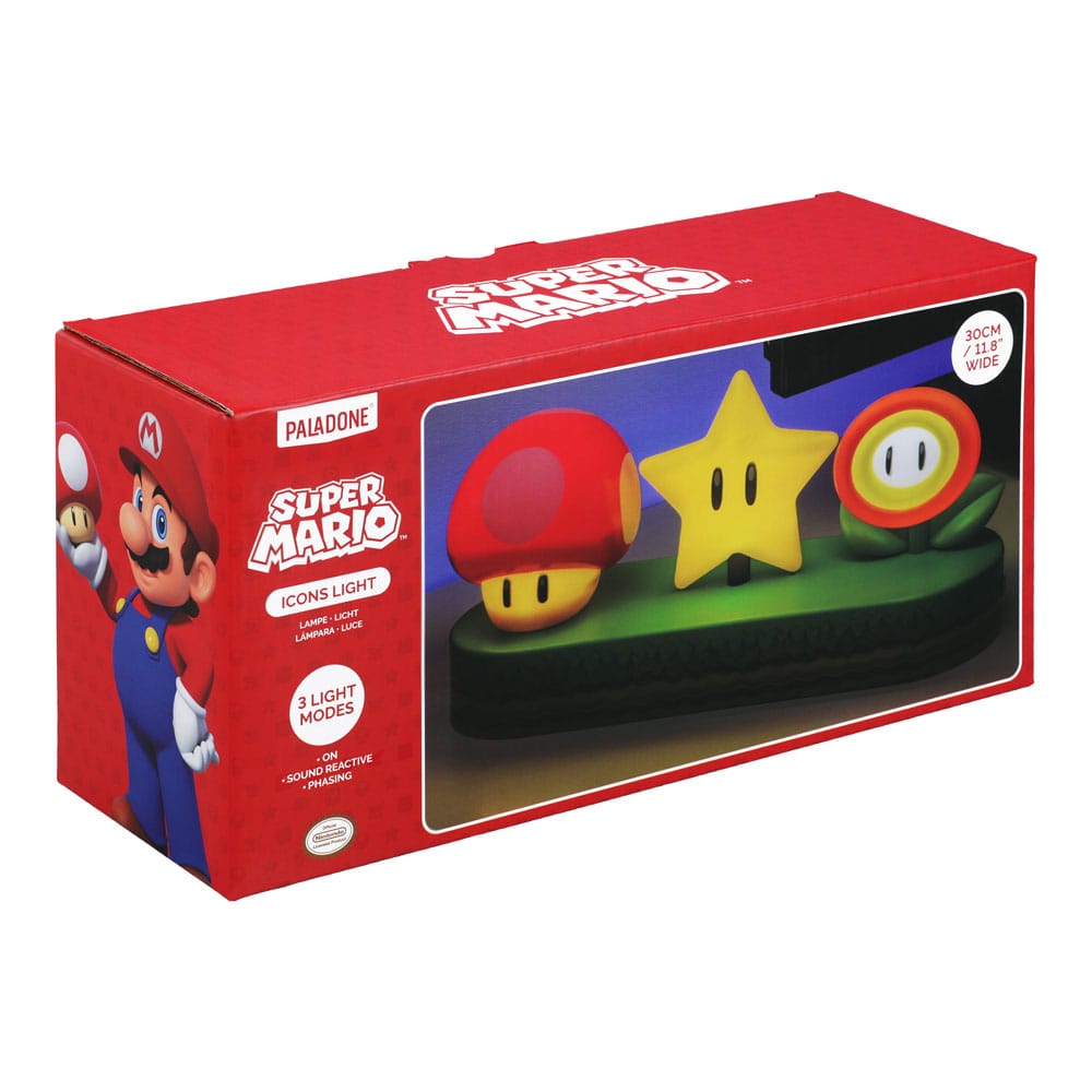 Super Mario Leuchte Icons 30 cm - Versand: 5-7 Tage nach Bestellung