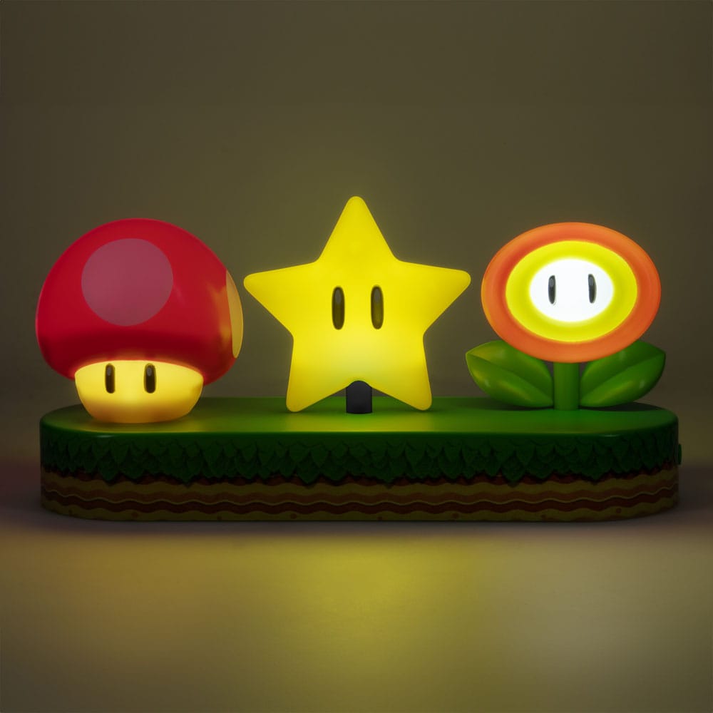 Super Mario Leuchte Icons 30 cm - Versand: 5-7 Tage nach Bestellung