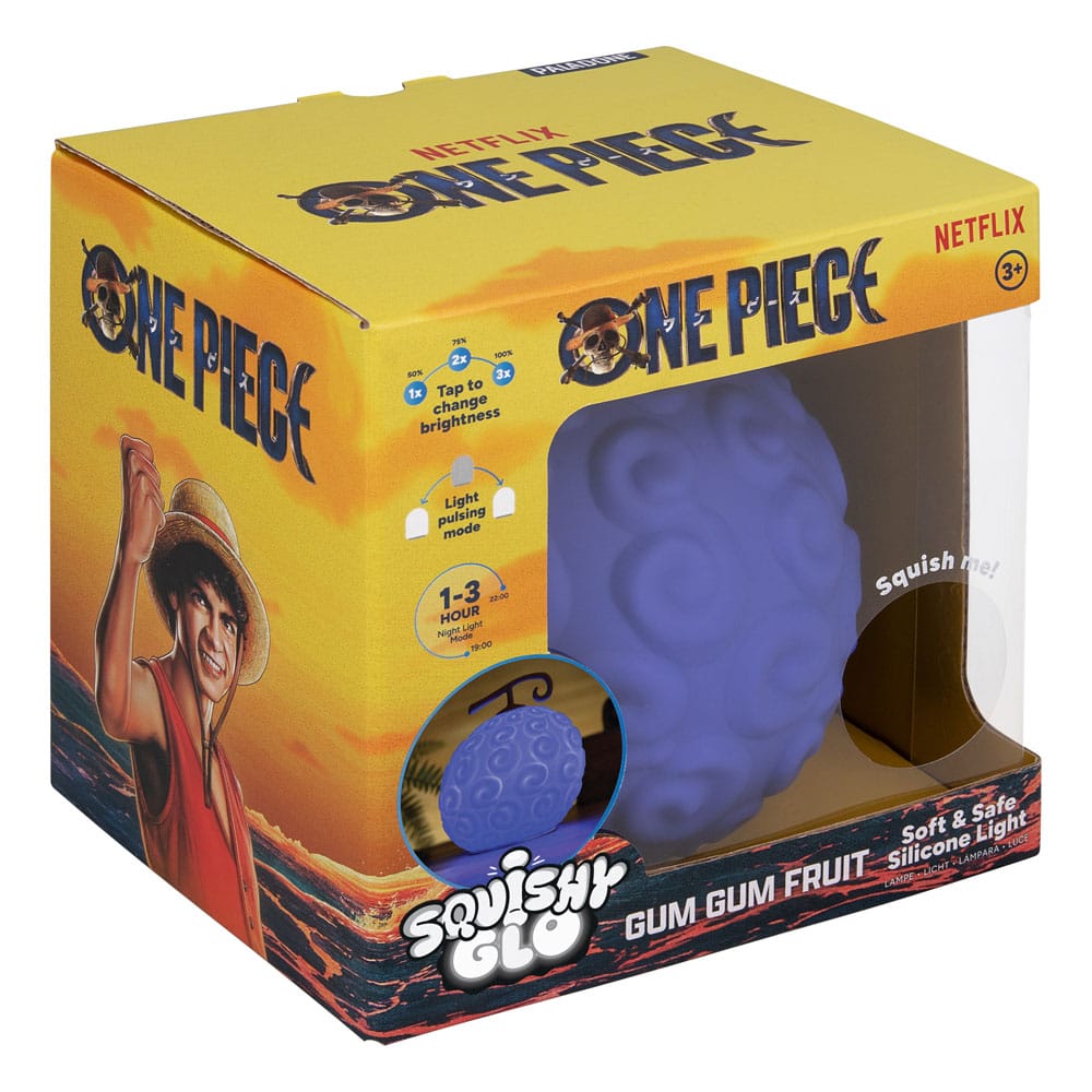 One Piece Squishy Glo Silikon-Leuchte Gum Gum Fruit 15 cm - Versand: 5-7 Tage nach Bestellung