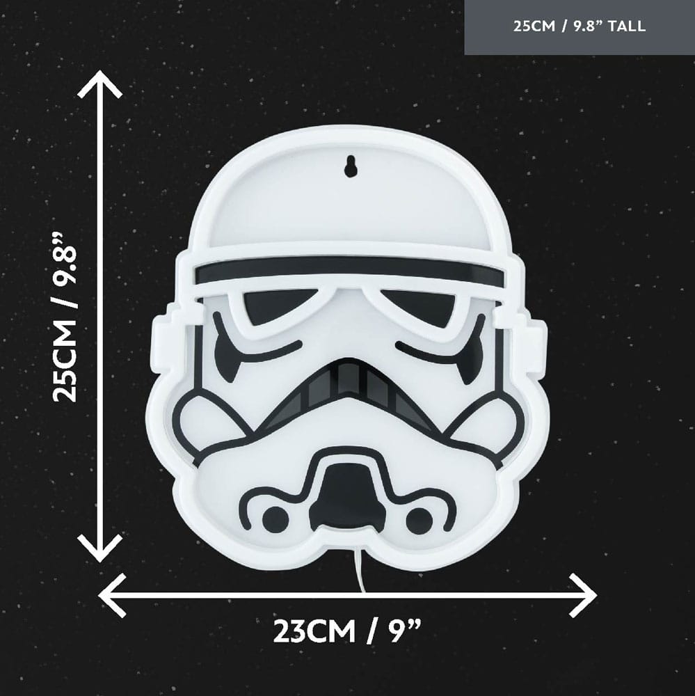 Star Wars LED Wandleuchte Stormtrooper Neon - Versand: 5-7 Tage nach Bestellung