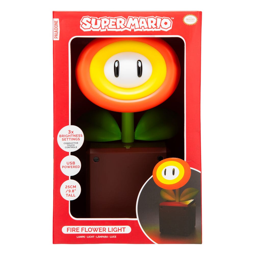 Super Mario Leuchte Fire Flower - Versand: 5-7 Tage nach Bestellung
