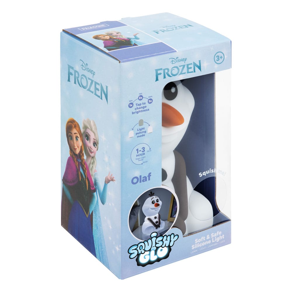 Die Eiskönigin Völlig unverfroren Squishy Glo Silikon-Leuchte Olaf 15 cm - Versand: 5-7 Tage nach Bestellung