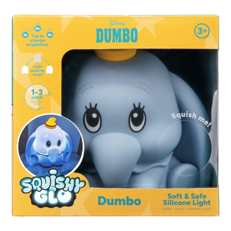 Disney Squishy Glo Silikon-Leuchte Dumbo - Versand: 5-7 Tage nach Bestellung