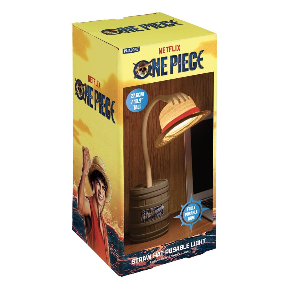 One Piece USB Schreibtischlampe Straw Hat 28 cm - Versand: 5-7 Tage nach Bestellung