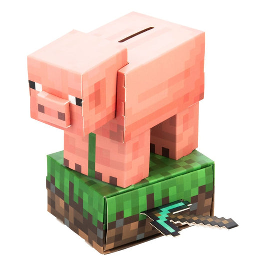 Minecraft Build Your Own Spardose Schwein   - Versand: 5-7 Tage nach Bestellung