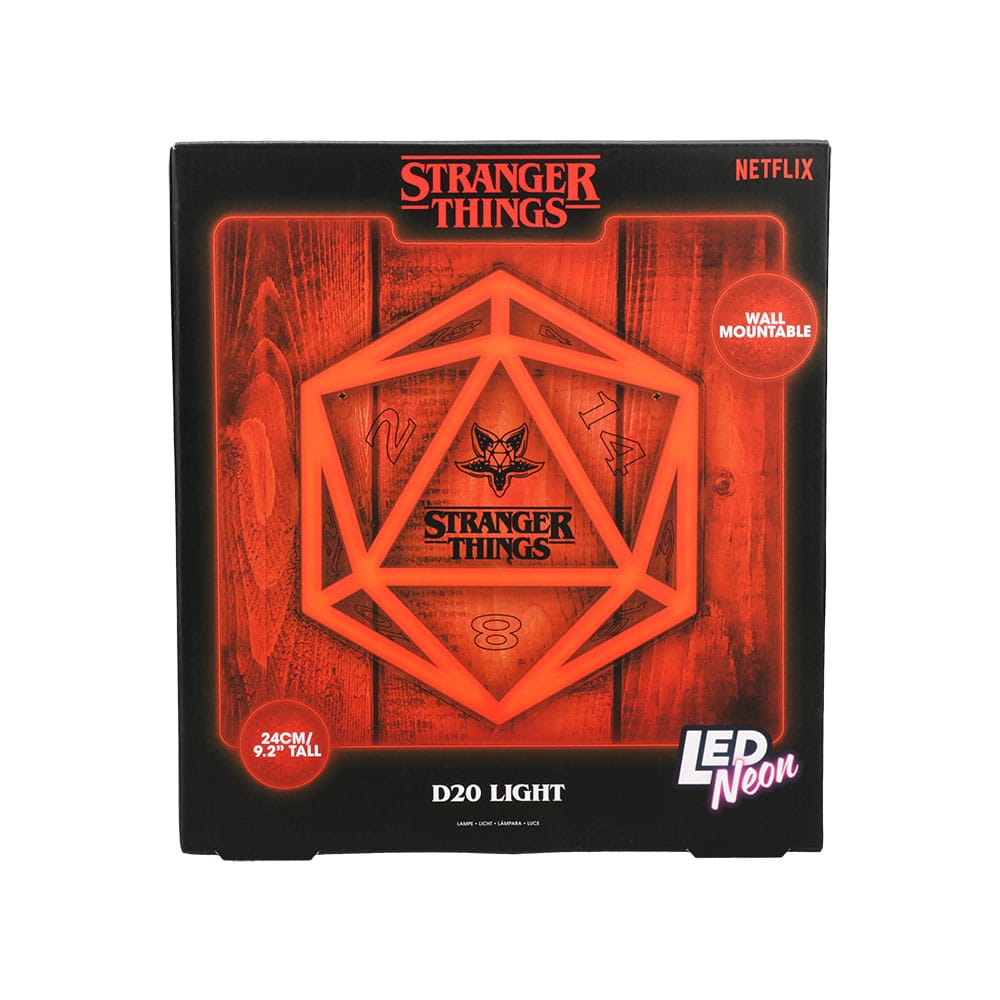 Stranger Things 5 LED Wandleuchte Neon       - Versand: 5-7 Tage nach Bestellung