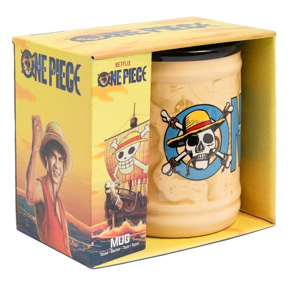 One Piece Shaped Tasse Jolly Roger - Versand: 5-7 Tage nach Bestellung