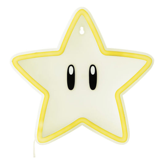 Super Mario LED Wandleuchte Super Star Neon       - Versand: 5-7 Tage nach Bestellung