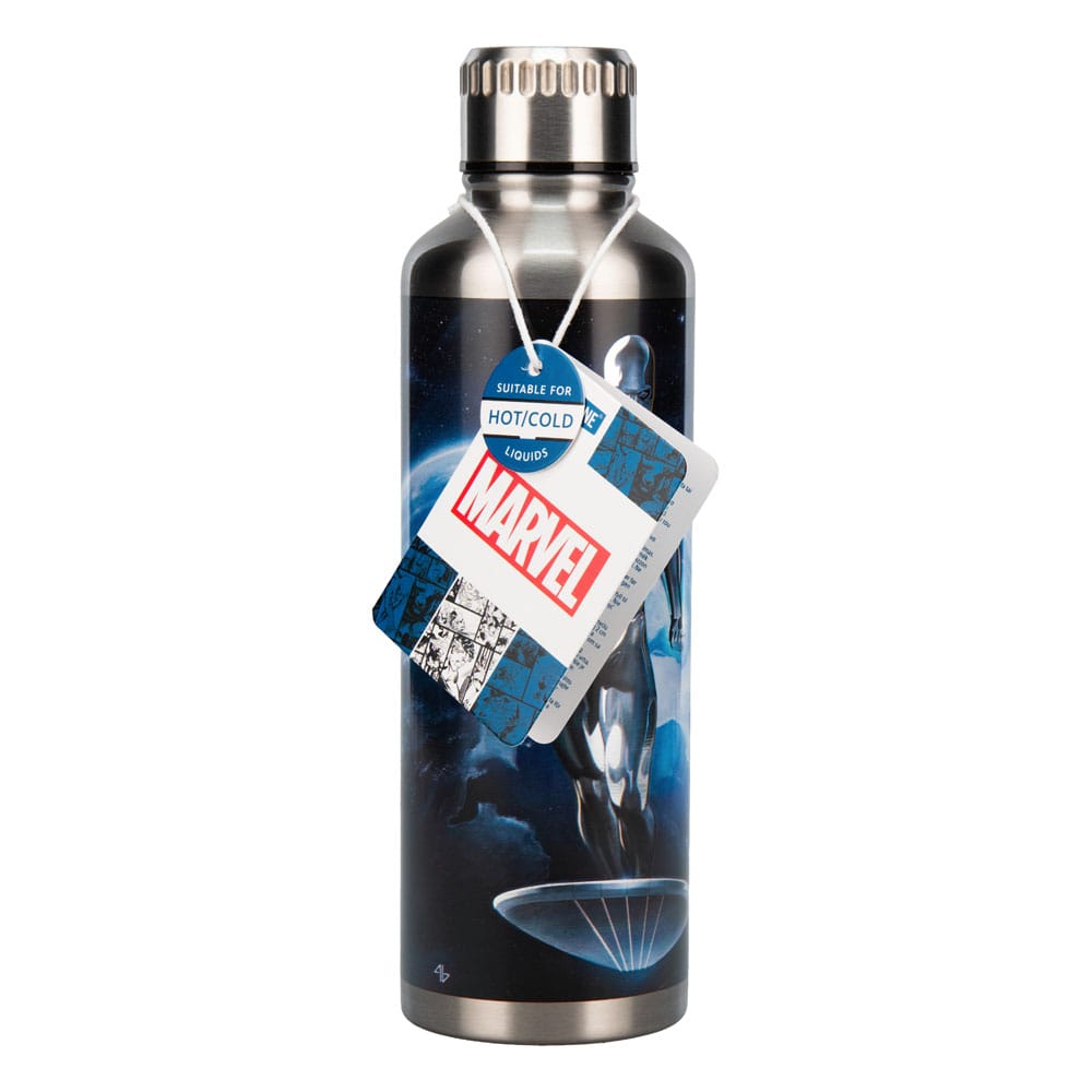 Fantastic Four Metal Trinkflasche Silver Surfer - Versand: 5-7 Tage nach Bestellung