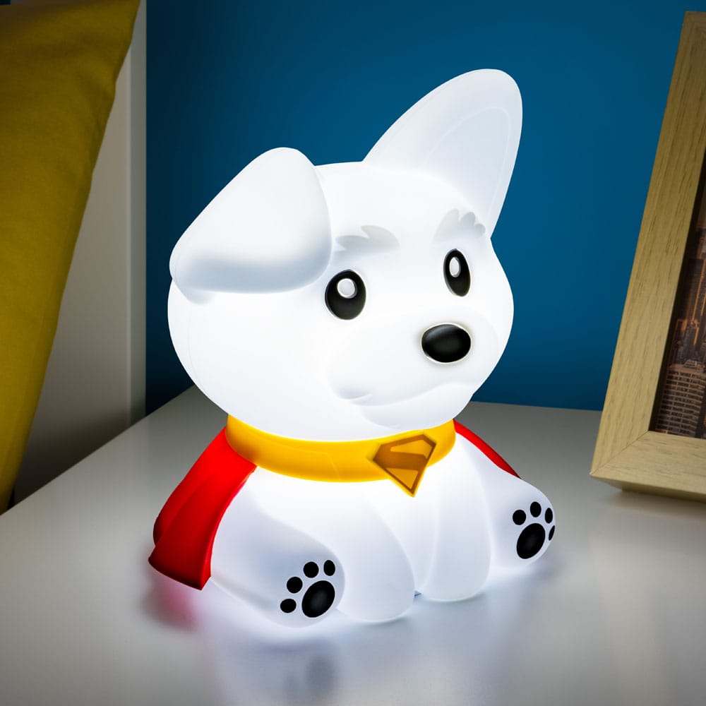 DC Comics Squishy Glo Silikon-Leuchte Superman Krypto 17 cm - Versand: 5-7 Tage nach Bestellung