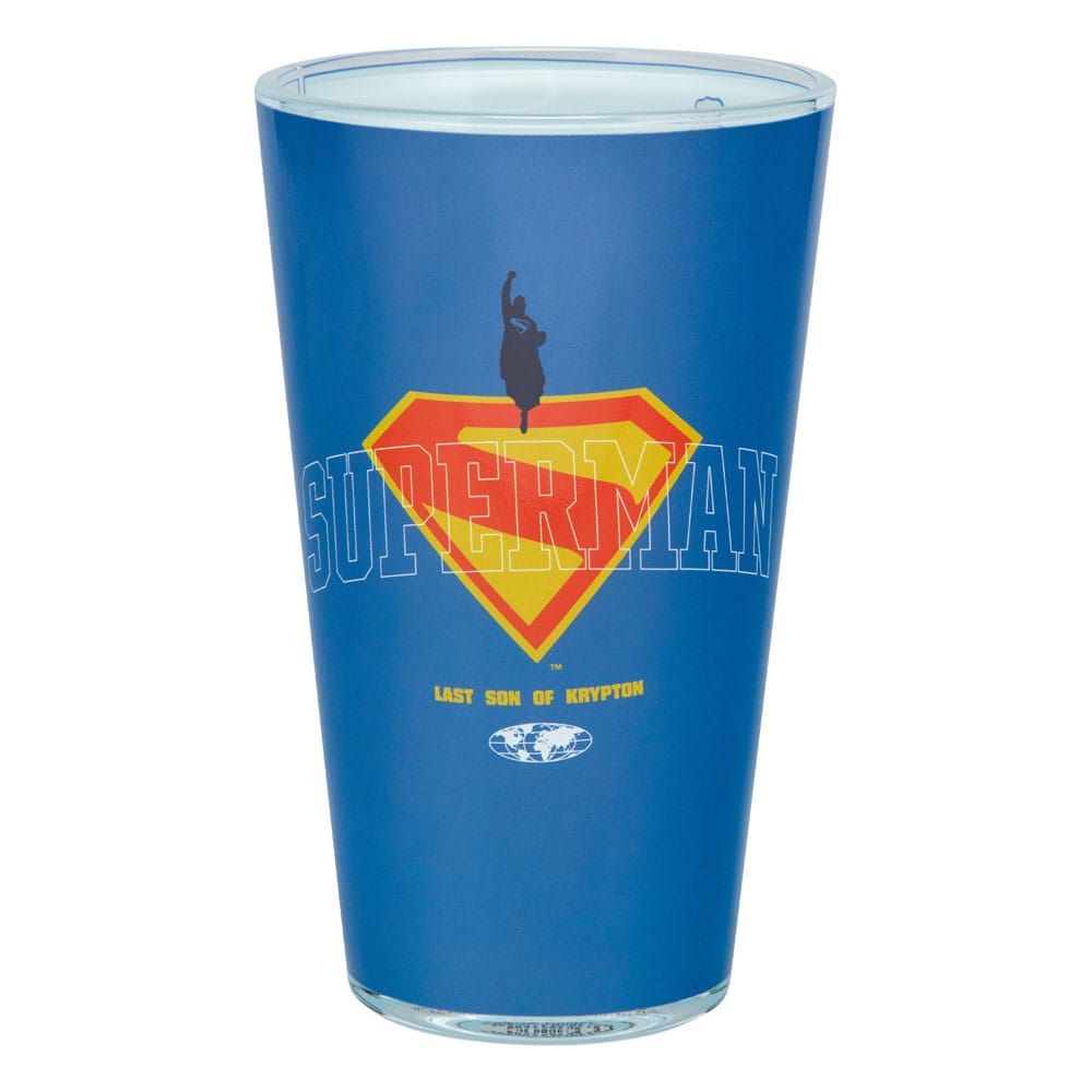 DC Comics Glas Superman - Versand: 5-7 Tage nach Bestellung
