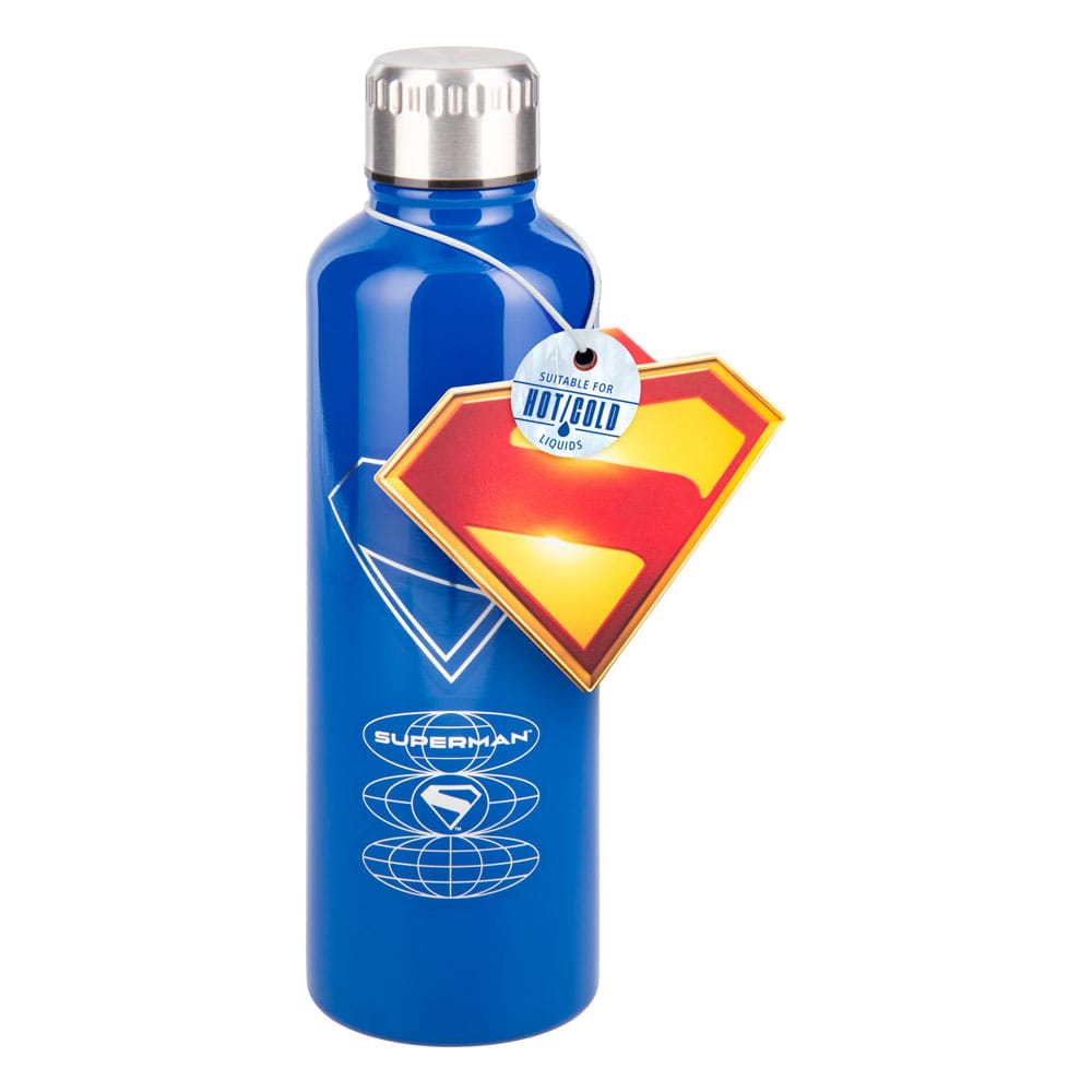 DC Comics Metal Trinkflasche Superman Theatrical - Versand: 5-7 Tage nach Bestellung