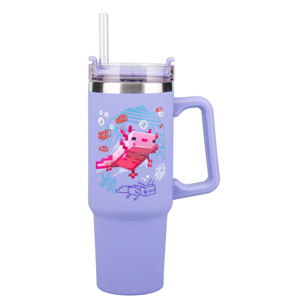 Minecraft Trinkbecher To Go Purple - Versand: 5-7 Tage nach Bestellung