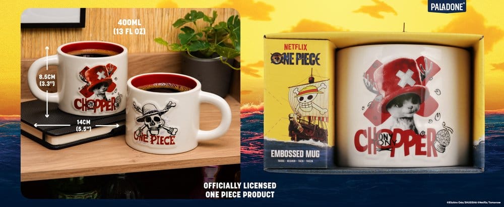 One Piece Tasse Chopper Embossed - Preorder - ETA: 25.01.2027