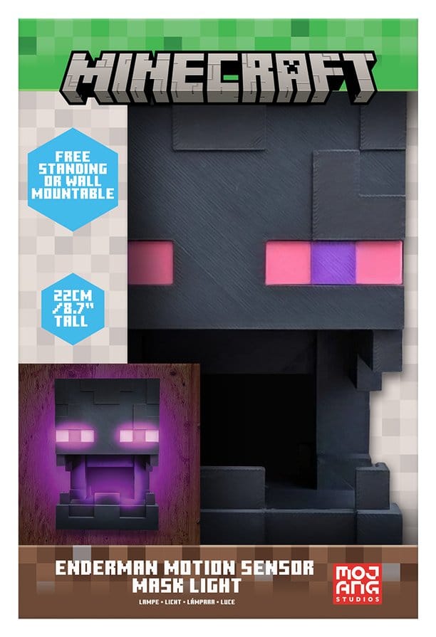 Minecraft Leuchte Enderman Mask Motion Sensor 25 cm - Preorder - ETA: 08.11.2026