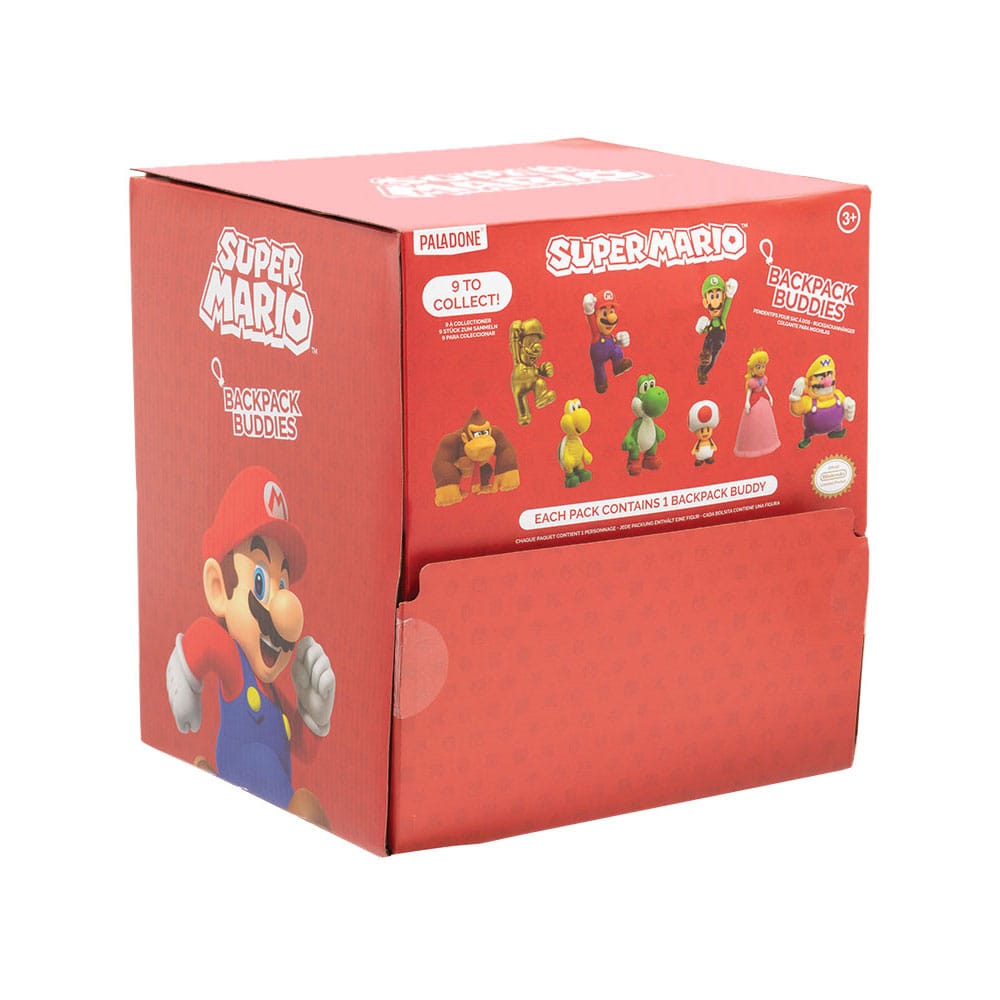 Super Mario Taschenanhänger Backpack Buddies Mystery Bags Display (24) - Preorder - ETA: 24.10.2025