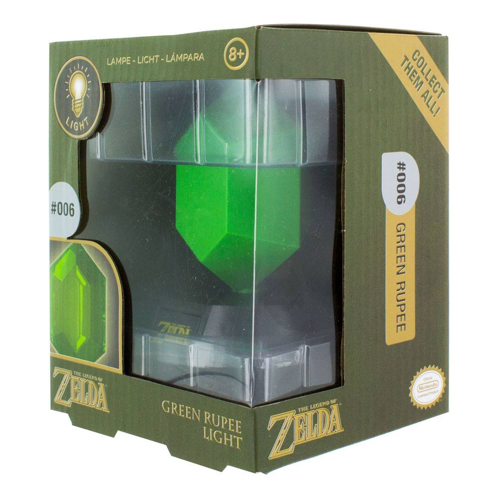 Legend of Zelda 3D Lampe Grüner Rubin 10 cm - Preorder - ETA: 25.12.2026