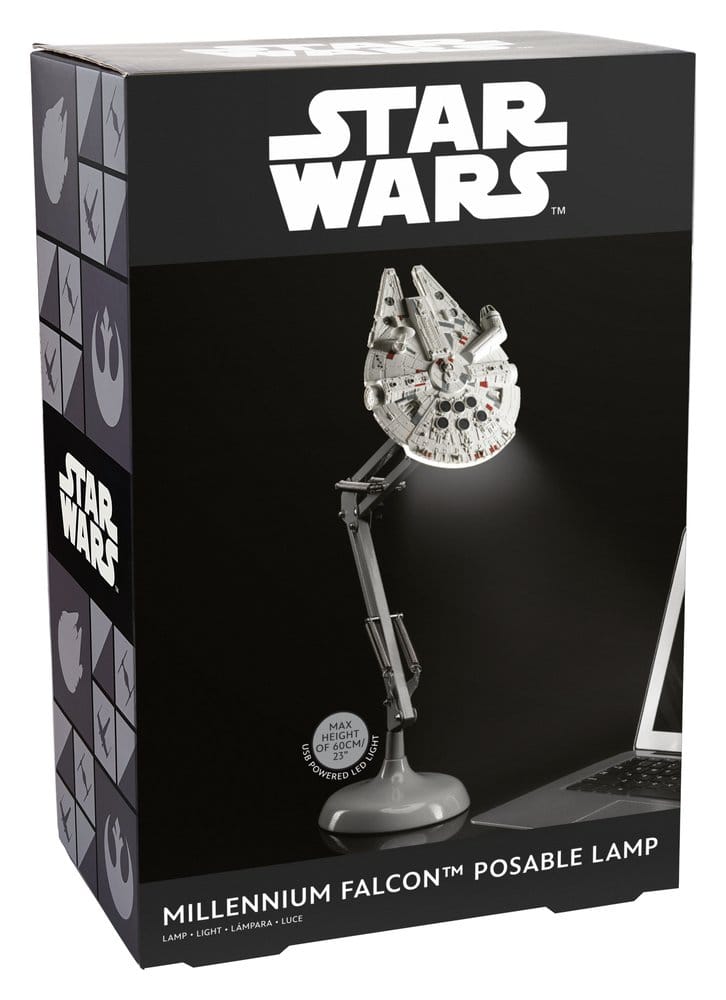 Star Wars USB Schreibtischlampe Millennium Falcon 60 cm - Preorder - ETA: 25.01.2027